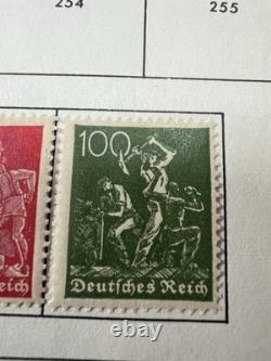 Vintage German Stamp Collection Album Third Reich DDR Danzig Bohemia Moravia FDC