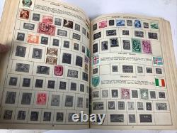 Vintage H. E. Harris Stamp Album Lot Well-Filled Worldwide Collection -HUGE LOT