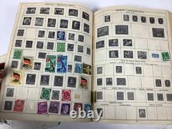 Vintage H. E. Harris Stamp Album Lot Well-Filled Worldwide Collection -HUGE LOT