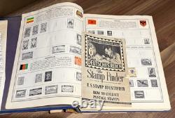 Vintage H. E. Harris The New Ambassador Album World Stamp Collection Lot