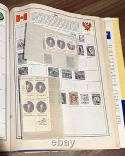 Vintage H. E. Harris The New Ambassador Album World Stamp Collection Lot