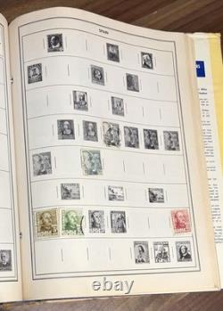 Vintage H. E. Harris The New Ambassador Album World Stamp Collection Lot