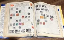 Vintage H. E. Harris The New Ambassador Album World Stamp Collection Lot