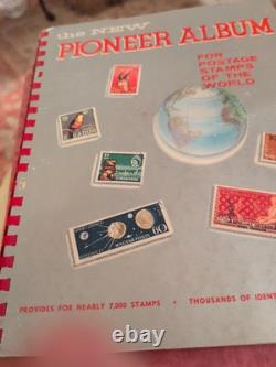 Vintage HE Harris Stamp Album Loaded With Great Ones. Fascinating Collection
