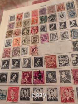 Vintage HE Harris Stamp Album Loaded With Great Ones. Fascinating Collection