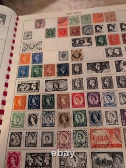 Vintage HE Harris Stamp Album Loaded With Great Ones. Fascinating Collection