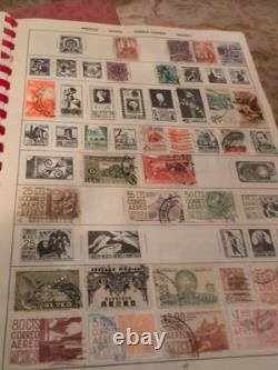 Vintage HE Harris Stamp Album Loaded With Great Ones. Fascinating Collection