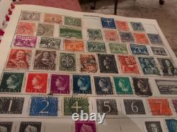 Vintage HE Harris Stamp Album Loaded With Great Ones. Fascinating Collection