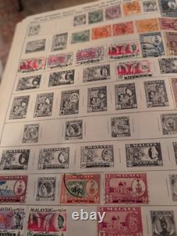 Vintage HE Harris Stamp Album Loaded With Great Ones. Fascinating Collection