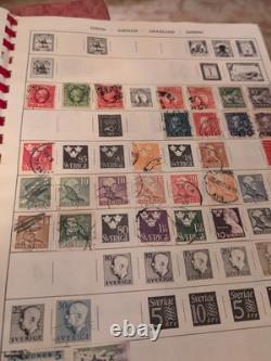 Vintage HE Harris Stamp Album Loaded With Great Ones. Fascinating Collection