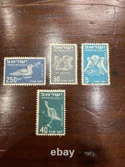 Vintage Israel Stamp Minkus Album Tabs 1950's Beautiful MNH Collection Lot Book