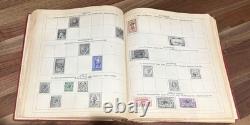 Vintage Paragon Stamp Album Worldwide Collection Germany Italy Greece + More
