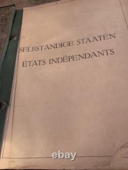 Vintage Plus Worldwide Stamp Collection 1800s In A Schwanberg Briefmarken Album