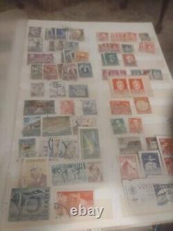 Vintage Plus Worldwide Stamp Collection In Unique Album Of High End Values. 