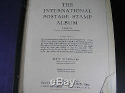 Vintage Scott International Stamp Album Collection 1862-1939