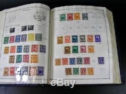 Vintage Scott International Stamp Album Collection 1862-1939