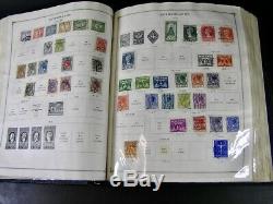 Vintage Scott International Stamp Album Collection 1862-1939