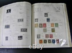 Vintage Scott International Stamp Album Collection 1862-1939