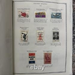 Vintage Scott's Minuteman United States Stamp Album Collection 1870s-1970s