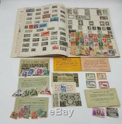 Vintage Stamp Album Collection Cancelled Some New Tzars WWII Germany Asia