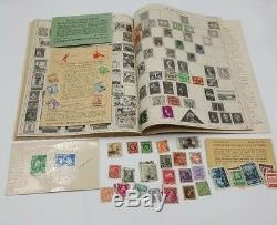 Vintage Stamp Album Collection Cancelled Some New Tzars WWII Germany Asia