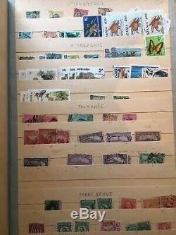 Vintage Stamp Album, Large Collection Of Worldwide Stamp, House Clearance Stamps