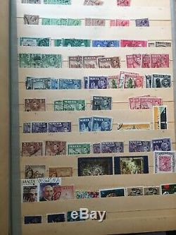 Vintage Stamp Album, Large Collection Of Worldwide Stamp, House Clearance Stamps