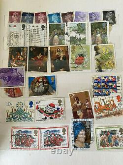 Vintage Stamp Album with Lots of Very Collectible Stamps Including Worldwide