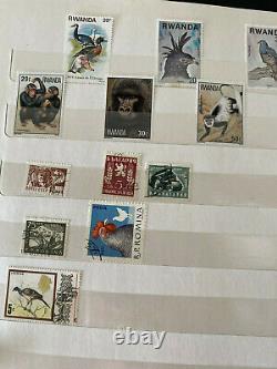 Vintage Stamp Album with Lots of Very Collectible Stamps Including Worldwide