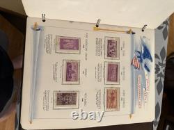 Vintage Stamp Collection Album Antique Stamps Book