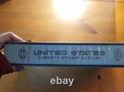 Vintage Stamp Collection Album US/UN/Philippines 500+ Stamps 1873-1975