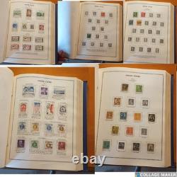 Vintage Stamp Collection Album US/UN/Philippines 500+ Stamps 1873-1975