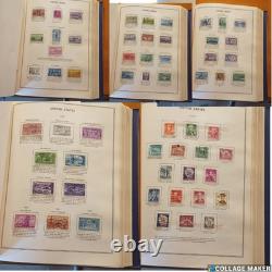 Vintage Stamp Collection Album US/UN/Philippines 500+ Stamps 1873-1975