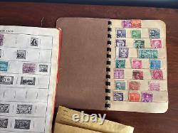 Vintage Stamp Collection Huge Lot Stamps Book Album Antique
