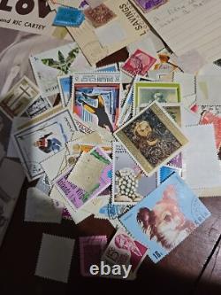 Vintage Stamp Collection Lot United States German Foreign ETC SEE Pictures