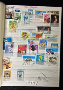 Vintage Stamp Collection Over 800 Stamps