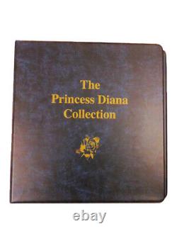 Vintage The Princess Diana Worldwide Stamp Collection Album with Stamps