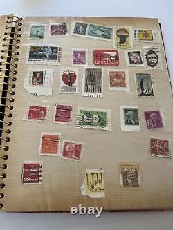 Vintage US Stamp Collection In Album
