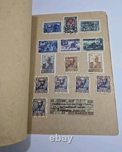 Vintage USSR Stamp Album KOGIZ 1930s Soviet Union Collection 11 Pages