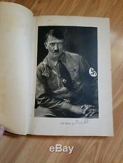 Vintage WWII 1933 German Propaganda Cigarette/Stamp Card Album RARE