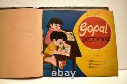 Vintage World Stamp Album 30 Pages 325 Stamps Thematic Collection Animals Art Fl