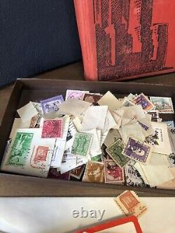 Vintage World Wide stamp Collection Album Books