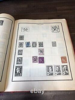 Vintage World Wide stamp Collection Album Books