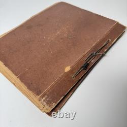 Vintage Worldwide Stamp Album Scrap Book Ephemera Collection WWII Era
