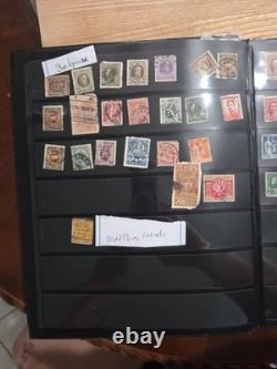 Vintage Worldwide Stamp Collection 2 Albums 1,163 Stamps Mudor & Paragon