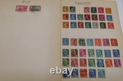Vintage Worldwide Stamp Collection Album-1 with 2,200+ Stamps 143 Pages