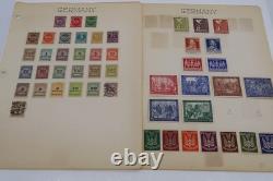 Vintage Worldwide Stamp Collection Album-1 with 2,200+ Stamps 143 Pages