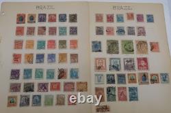 Vintage Worldwide Stamp Collection Album-1 with 2,200+ Stamps 143 Pages