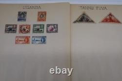 Vintage Worldwide Stamp Collection Album-2 with 1,400+ Stamps 137 Pages