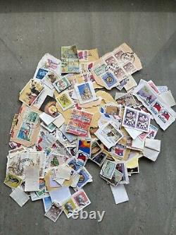 Vintage Worldwide Stamp Collection Organized In Schaubek Album. 20 Full Pages